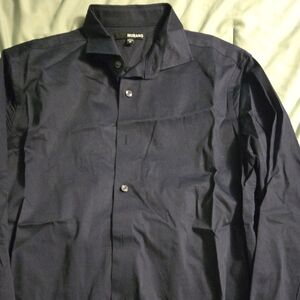 Murano Men's Dark Blue Dress Shirt